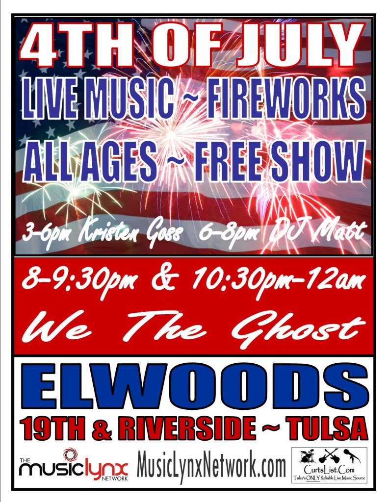 4th of July at Elwoods poster 2014