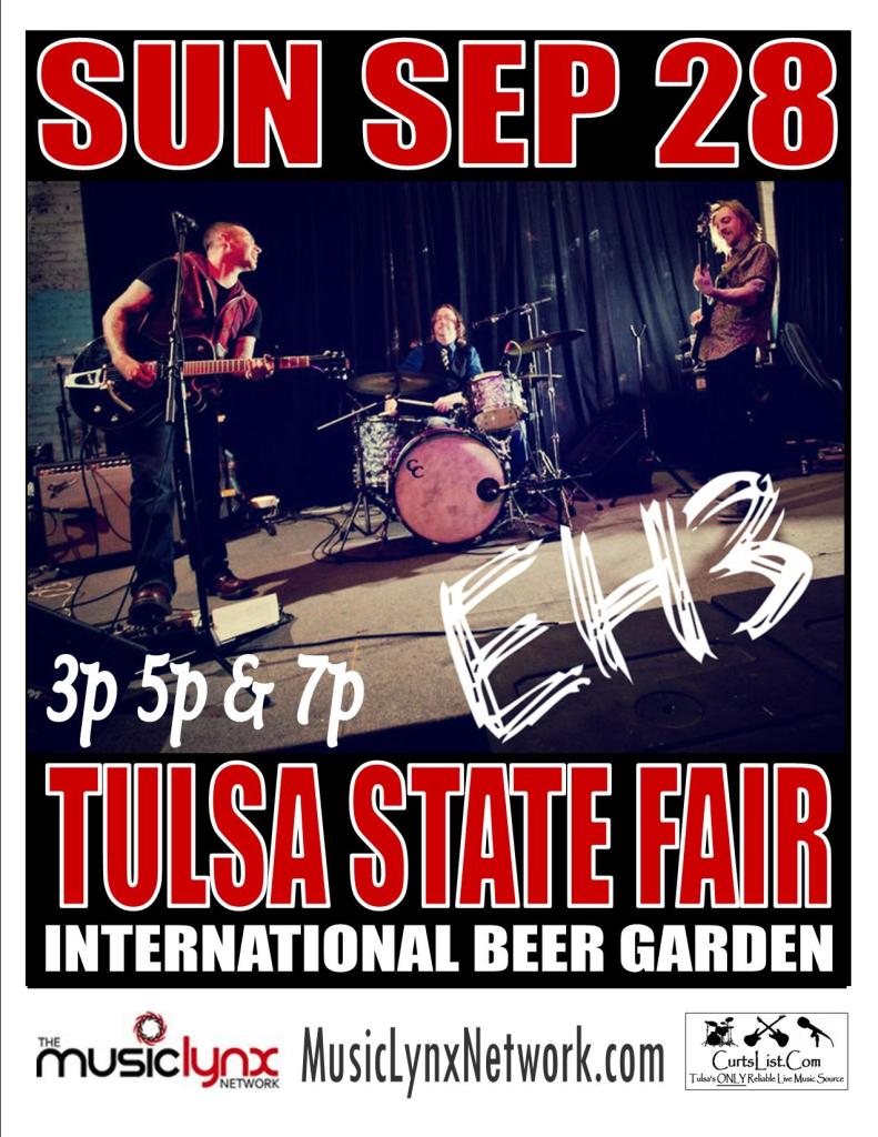 EH3 at Tulsa State Fair poster 9-28-14