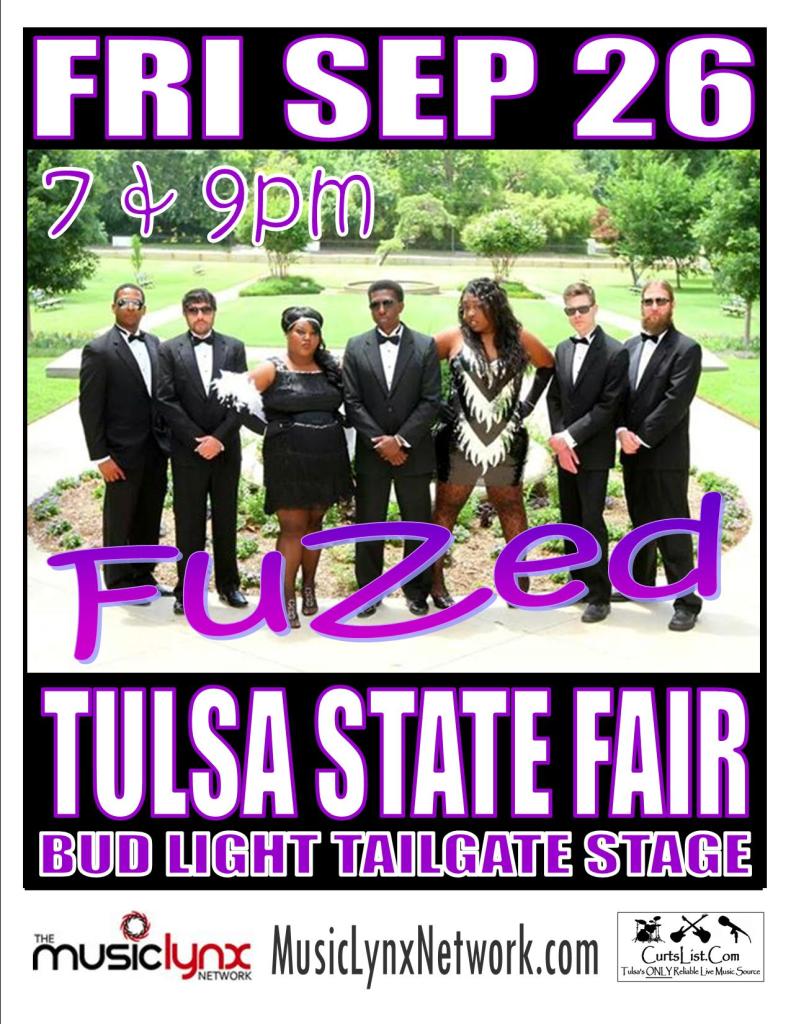 FuZed at Tulsa State Fair poster 9-26-14