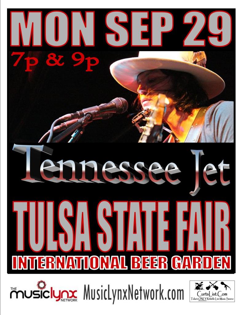 Tennessee Jet at Tulsa State Fair poster 9-29-14
