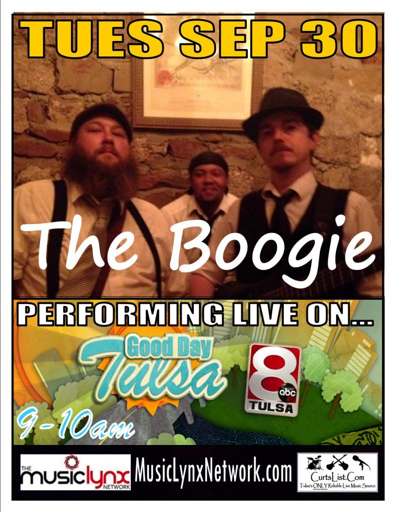 The Boogie on Good Day Tulsa poster 9-30-14