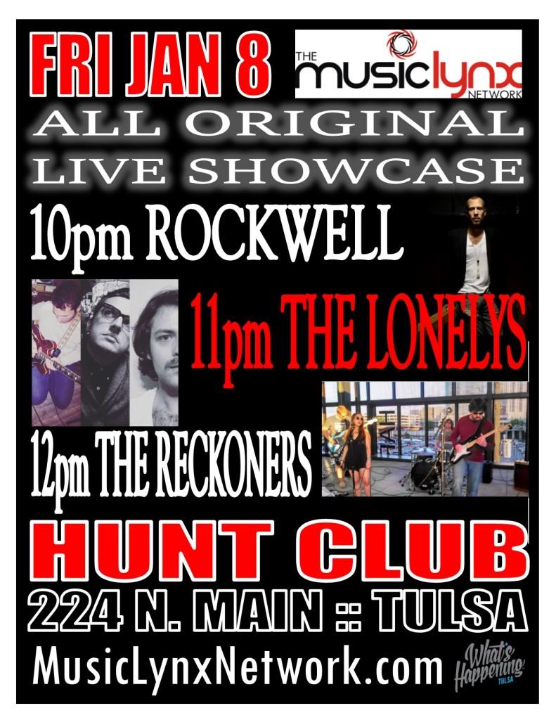 MLN Showcase at Hunt Club poster 1-8-16